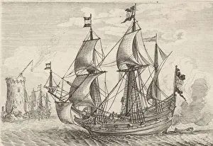 Amsterdam Prints: Savery, Salomon, Amsterdam, Sailing ships