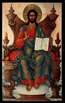 Throne Prints: The Saviour Enthroned by Soplyakov