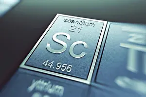 Metallic Prints: Scandium (Chemical Element)
