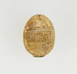 Throne Prints: Scarab Inscribed with the Throne Name of Thutmose I ca