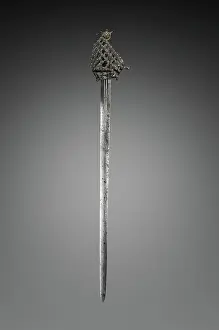 Blade Prints: Schiavona Broadsword, 1700s. Italy