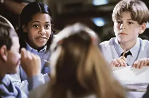 Schoolgirl Prints: School children in a classroom