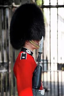 Westminster Prints: Scots Guards guardsman in ceremonial uniform