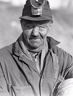 1937 Prints: Scott's Run, West Virginia. Unemployed miner