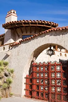 Arid Prints: Scotty's Castle in Death Valley National Park, California, USA, North America