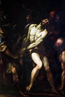 The Scourging of Christ; about 1618 Oil on canvas Giulio Cesare Procaccini Italian Milan; 1574-1625