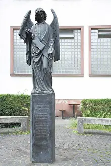Hessia Prints: Sculpture Frankfurt Angel by Rosemarie Trockel 1994