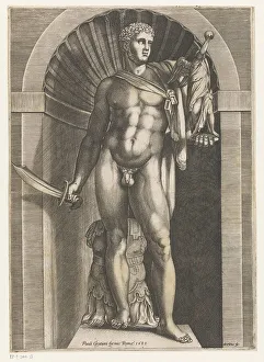 Trending: Sculpture of a warrior; Speculum Romanae Magnificentiae