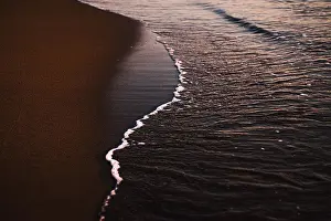 Vision Prints: Sea weave brown sunset water