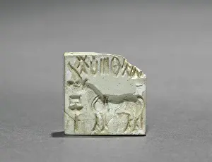 Inscription Prints: Seal with Unicorn and Inscription, c