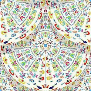 Chic Prints: Seamless pattern design inspired by traditional Hungarian embroidery