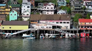 Juneau Prints: Seaplane taxi service, Juneau, Alaska, USA, 2011