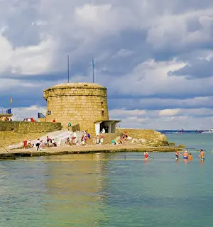 Republic Of Ireland Prints: Seapoint, Co Dublin, Ireland, Martello Tower