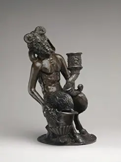 Difficult Prints: Seated Satyr with an Inkwell and a Candlestick ca