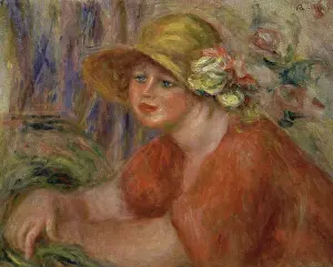 Daretobe Prints: Seated Woman in a Hat with a Flower (Femme Assise au Chapeau Fleur) 1917