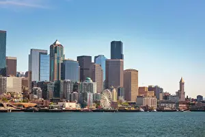Puget Sound Prints: Seattle waterfront, Washington State, USA