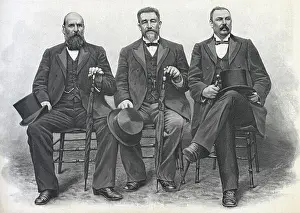 Africans Prints: Second Boer War. The boer generals of the Koos de la Rey