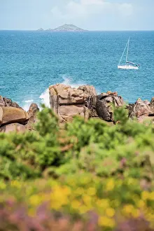 Sommer Prints: segelboot, bretagne, atlantik, boot