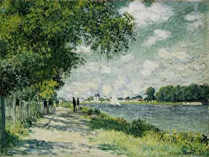 Western Art Prints: The Seine At Argenteuil. La Seine A Argenteuil