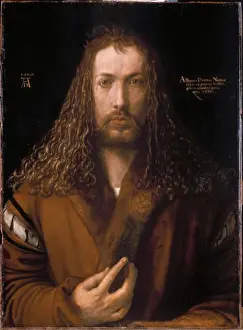 Ringlet Prints: Self Portrait 1500 Albrecht Durer (1471-1528 German) Oil on wood Alte Pinakothek