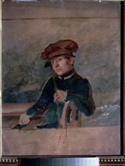 Paintbrush Prints: Self-portrait by Alexander Andreyevich Ivanov