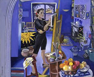 Still Life Prints: Self Portrait In The Studio 1993 Isy Ochoa (b)