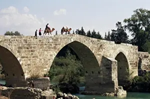 Turkey Prints: Seljuk bridge over Kopru river