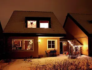Land Scape Prints: Semi detached house