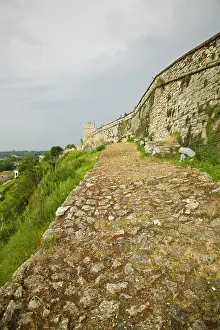 Former Yugoslavia Prints: SERBIA, Belgrade. Kalemegdan Citadel- Citadel Ramparts