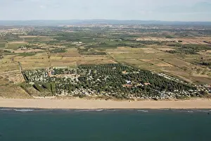 World Seas And Oceans Prints: Sérignan-plage et son camping of the Mediterranean