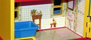 House Prints: Sesame Street Dolls house made based on the popular children's television programme of the 1980's-1990's