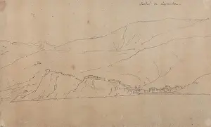 Cream Laid Paper Prints: Sestri di Levante, John Robert Cozens