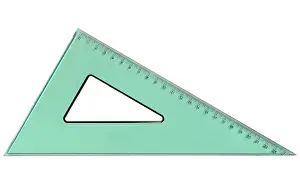 Wahrzeichen Prints: Set square triangle Set square triangle used in engineering and technical drawing Copyright: xZoonar