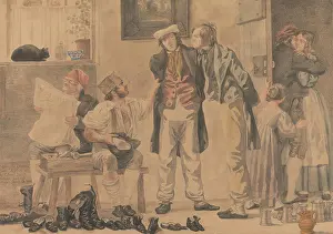 Newspaper Prints: Settling the Disputed Point, Richard Dadd