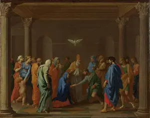 Sacrament Prints: Seven Sacraments: Marriage by Poussin