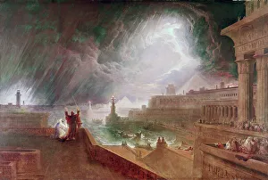 Paintings And Illustration Prints: Seventh Plague Of Egypt John Martin (1789-1854 British) Museum of Fine Arts