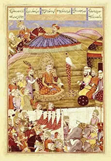 Soldiers Prints: Shahnameh. The Book of Kings. 16th c