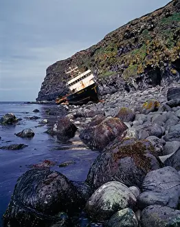 Accident Prints: Shipwreck of the 157-foot F/V Terminator on the west shore of Saint Paul Island