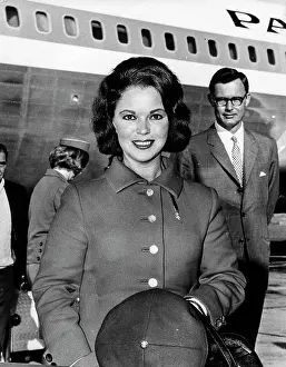 Actresses Prints: Shirley Temple, Rome Airport, 1968