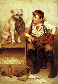 Companionship Prints: Shoeshine Boy. John George Brown (1831-1913)