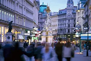 Incidental People Prints: Shopping Street Graben, Vienna, Austria