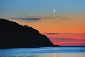 Crescent Moon Prints: Shoreline along the Gulf of St