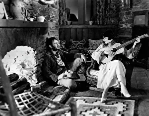 Movies Prints: Sidney Blackmer, Lila Lee, on-set of the Film, 'Woman Hungry', Warner Bros. 1931