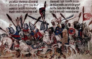 Gothic Prints: Siege of Antioch by unknown painter