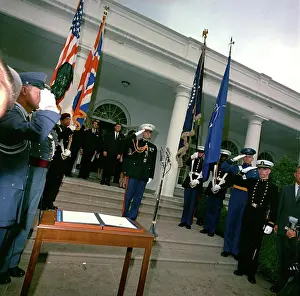 Secret Prints: Signing ceremony, proclamation declaring Sir Winston Churchill an honorary citizen of the United States