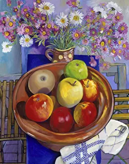 Composition Prints: Silent Apples 1997 Isy Ochoa (b.1961/French) Oil on canvas Private Collection