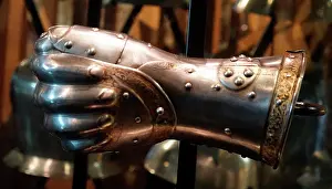 16th Century Prints: The silvered and engraved armour of King Henry VIII (1491-1547) King of England