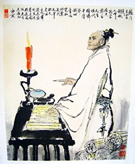 Asia Pictures Prints: Sima Qian (, simplified ; Wade-Giles: Ssu-ma Ch'ien) was a Prefect of the Grand Scribes () of the Han Dynasty