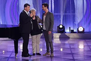 4 People Prints: Singer Semino Rossi with his mother Esther, Florian Silbereisen