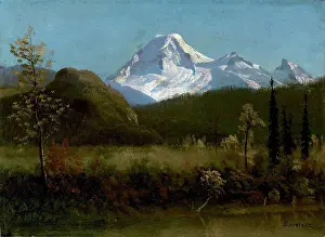 Hudson Prints: The Three Sisters Albert Bierstadt (1830-1902 American) Oil on paper on canv